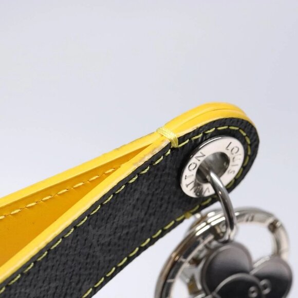 LOUIS VUITTON Monogram Eclipse Dragon Vivienne Key Holder MO1469 Auth 129758 - Picture 10 of 12